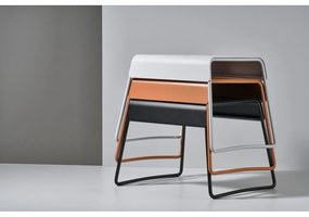 Svetlosivá oceľová stolička Zone A-Stool