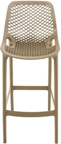 Plastová barová stolička DS10778434 - Hnedá