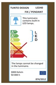 Tunto LED40TO Stolná lampa, dub