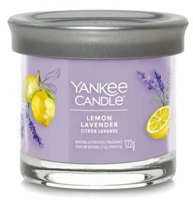 Yankee Candle vonná sviečka Signature Tumbler v skle malá Lemon Lavender, 122 g
