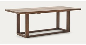 Jedálenský stôl z tíkového dreva v prírodnej farbe 100x220 cm Sashi – Kave Home