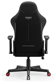 Látkové herné kreslo Diablo X-Starter Normal Size, čierno-červené