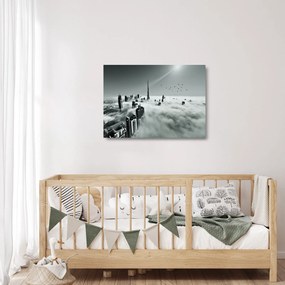Sklenený obraz - Mrakodrapy v Dubai (70x50 cm)