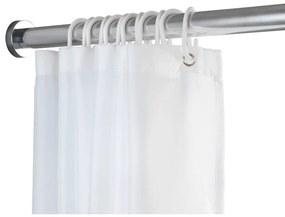 Teleskopická tyč do kúpeľne v striebornej farbe Wenko Luz, dĺžka 70-115 cm