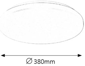Rabalux 2285 - LED Stropné svietidlo ROB 1xLED/32W/230V zaokrúhlený