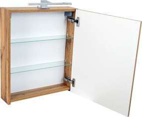 Comodo Zrkadlová skrinka Ideal OW 50 ZS LED-CR s osvetlením Any LED 30 CR, chróm