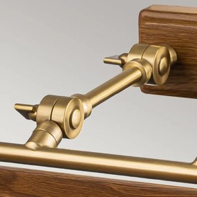 Elstead WINCHFIELD-PLL-AB-OAK - Obrazové svietidlo WINCHFIELD 4xE14/40W/230V dub