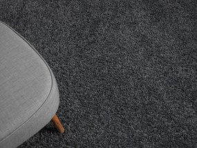 My Flair, Kusový koberec My Shaggy dunkelgrau, 100x150, šedá, chodba / predsieň