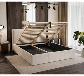 Čalúnená posteľ Soave II rozmer 140x200 cm Béžová