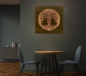 Obraz Keltský strom života s led podsvietením