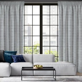 ZÁCLONA ARIA NA PÁSKE 140X300 CM SIVÁ