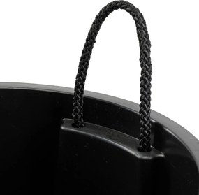 PLASTOVÝ KVETINÁČ URBANIKA ECO 57X29,5 CM TMAVOHNEDÁ