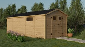 Drevený domček KONVALINKA (2,7 × 6,45 m) - domceknazahradu.sk