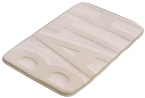 Erga Basic, kúpeľňová predložka 60x40 cm, model 5, béžová, ERG-07898