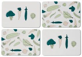 4 raňajkové dosky na krájanie