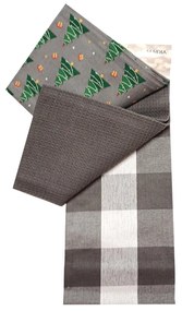 Bavlnené kuchynské utierky Noel grey 3ks