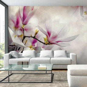 Artgeist Fototapeta - Subtle Magnolias - Third Variant Veľkosť: 300x210, Verzia: Standard