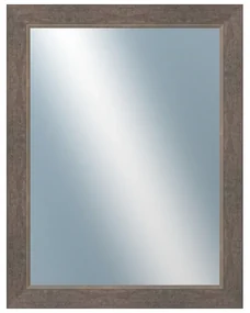 DANTIK - Zrkadlo v rámu, rozmer s rámom 70x90 cm z lišty TOMAS šedá veľká (3030)