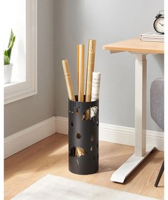 Kovový stojan na dáždniky ANABEL, 17x41cm, čierna SongmicsHome