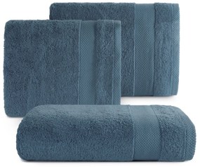 BAVLNENÝ UTERÁK LORITA 50X90 CM TMAVOMODRÁ