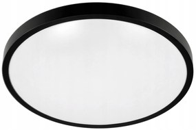 BERGE Stropný okrúhly LED panel - 24W - 1920lm - čierny - neutrálna biela