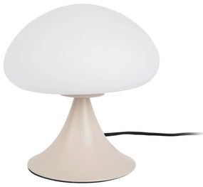 Sivá stolová lampa (výška 21 cm) Hongo – Leitmotiv