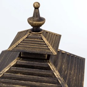 Orion AL 11-1117/1 - Vonkajšia lampa KIKO 1xE27/11W/230V IP44 bronz/patina