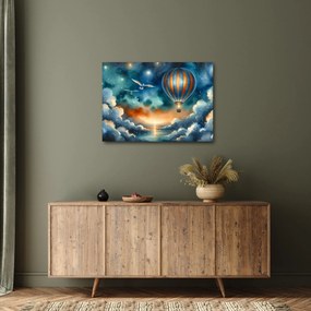 Obraz - Lietať nočnou oblohou (70x50 cm)