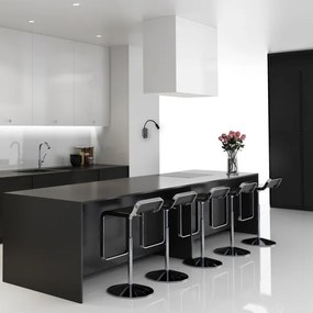 LED Flexibilná nástenná lampička BASE 1xLED/8W+1xLED/2W/230V čierna/strieborná