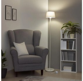 Brilagi - LED stojacia lampa CERIA 1xE27/40W/230V pr. 25 cm sivá/biela