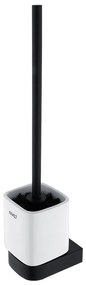 NIMCO NKC 30094KN-90 - Nástenná WC štetka NIKAU biela/matná čierna