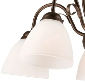 Luster na reťazi ADELLE 5xE27/60W/230V