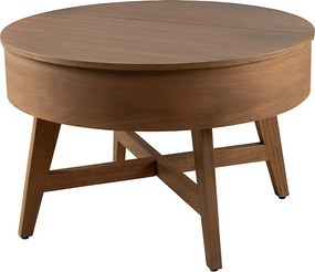 Dizajnový konferenčný stolík Rajnish 70 cm hnedé mango