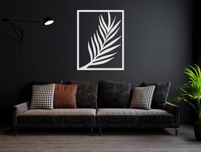 drevko Obraz na stenu Vejúci list Rozmer obrazu: 41,5 x 32,5 cm, Farba dekorácie: Čierna