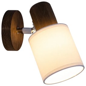Spot-Light DO2248156 - Nástenné bodové svietidlo TRENDY 1xE27/15W/230V borovica