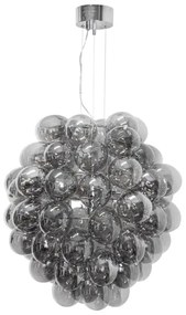 ByRydens 4202230-4500 - Závesný luster na lane DELUXE 4xE14/5W/230V šedá/dymová