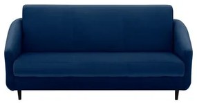 Velúrová pohovka v námorníckej modrej farbe MILTON
