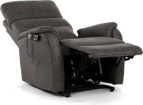 Polohovacie kreslo čierne, elektrické TV-L8904 BK3