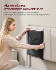 Manželská posteľ 140 cm RMB614LH01