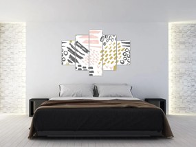 Obraz - Abstraktné ťahy (150x105 cm)
