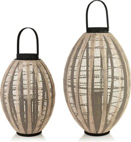 Lampáš LEVI 54 cm béžová/čierna
