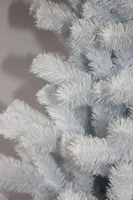 Rozprávková vianočná jedlička v luxusnej bielej farbe 220 cm