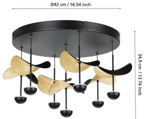 Eglo 390411 - LED Stmievateľné stropné svietidlo DRACERA 7xLED/2,3W/230V 3000K