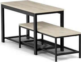 Set dvoch botníkov prírodný ABO-W2124 SON (2 ks)