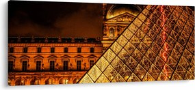 Obraz Louvre v Paríži (120x50 cm)