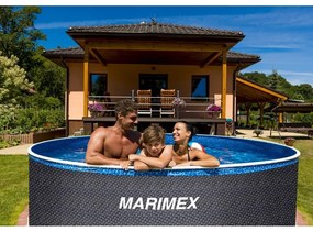 Bazén s pevnou konštrukciou ø 366 cm hĺbka 122 cm Orlando – Marimex