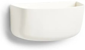 Kuchynský ORGANIZÉR samolepiaci, biely, plastový HOLDER, 16x7x8 cm