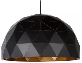 Lucide 21409/60/30 - Závesné svietidlo OTONA 3xE27/60W/230V čierna
