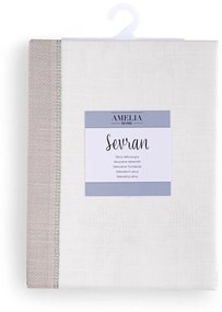 Obrus AmeliaHome SEVRAN béžový/biely