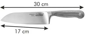 Tescoma Nôž Santoku FEELWOOD, 17 cm